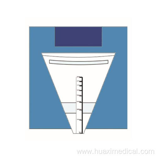 Surgical Drape Underbuttock with Fluid Collection Pouch